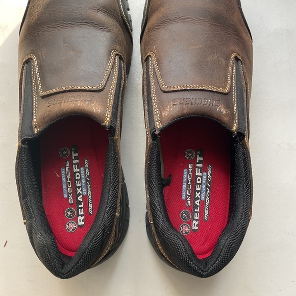 Skechers Men's Hartan Steel Toe Slip On Shoe Size 14 - Picture 3 of 11